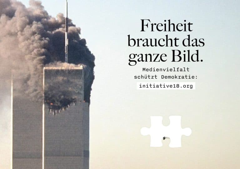 Motiv: „11. September 2001“ - Campaign poster